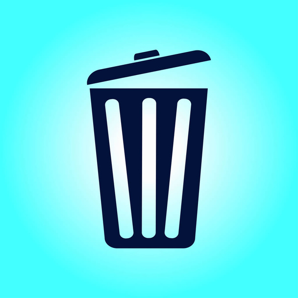 Symbol znaku śmieci - Wektor, obraz