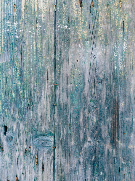 Old blue doors. Wood texture. Texture of metal - Foto, Bild