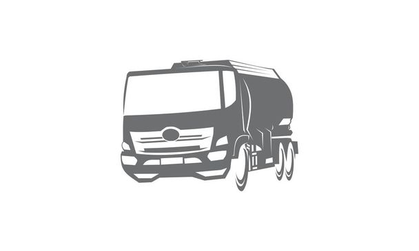 Φορτηγό παράδοσης υλικοτεχνική λογότυπο - Φωτογραφία, εικόνα