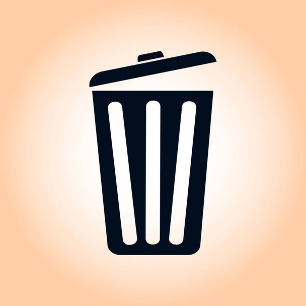 Σκουπίδια σήμα σύμβολο - Διάνυσμα, εικόνα
