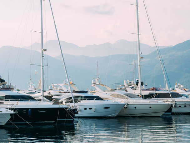 Yacht Porto Montenegró. Elit terület, Tivat - Fotó, kép