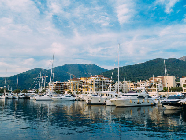 Yacht Porto Montenegro. Zone d'élite de Tivat
 - Photo, image