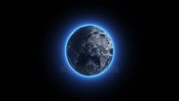 Tierra girando brillante
 - Metraje, vídeo