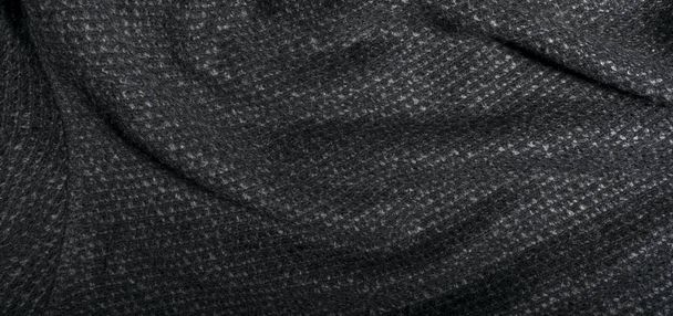 grijze katoen textiel - Foto, afbeelding