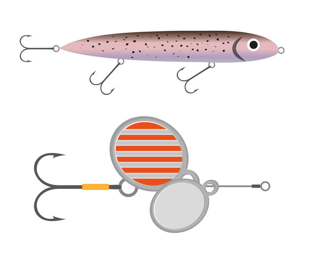Fly fishing lure Free Stock Vectors