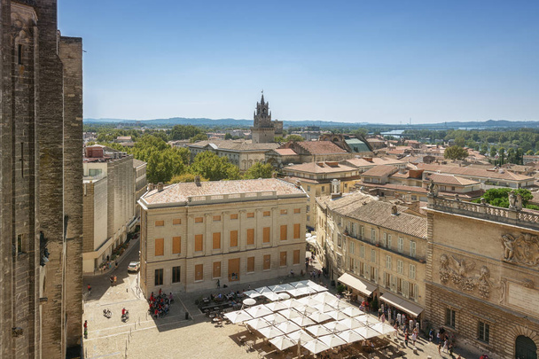 View on Avignon from the pause palace. - Zdjęcie, obraz