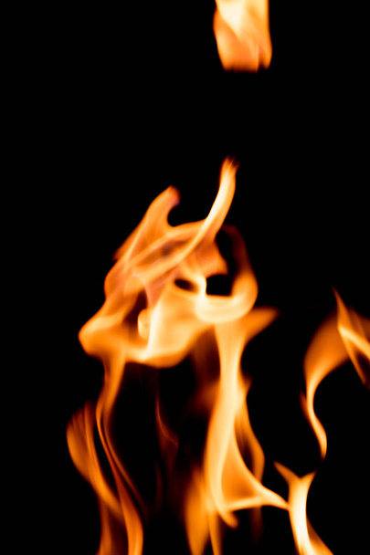 Close up view of natural flame - Фото, зображення