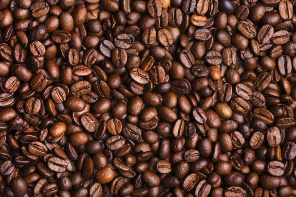 Textura de grão de café, fundo. Vista superior
. - Foto, Imagem
