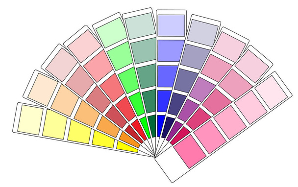 The Color swatch - Vector, Image