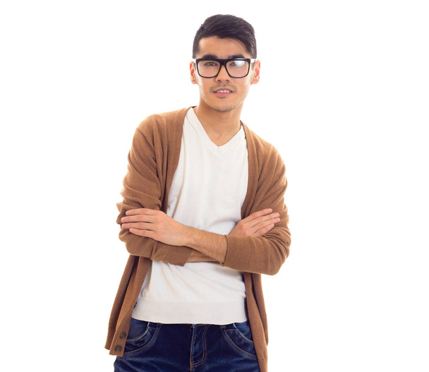 Junger Mann mit Brille - Foto, Bild