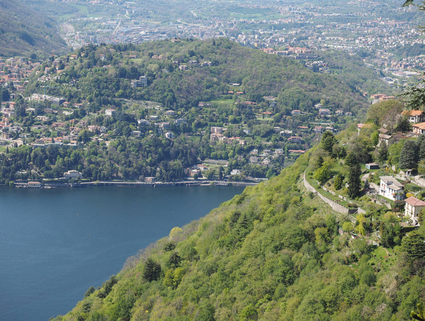 Aerial view of Como - Photo, Image