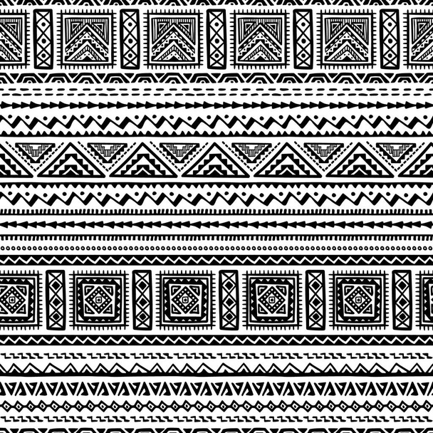 Ethnic Style Vector Seamless Pattern - Vector, Image