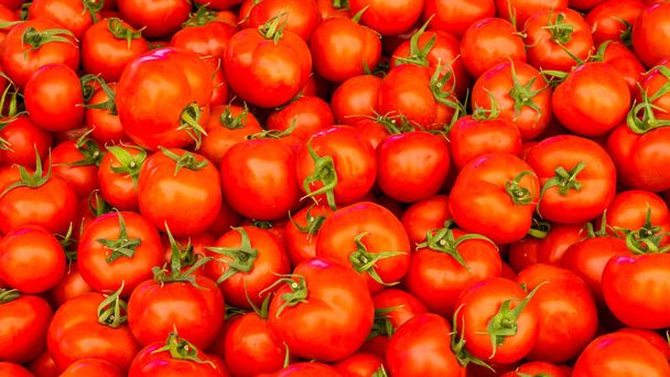 Punaisten kypsien tomaattien ryhmä - Valokuva, kuva