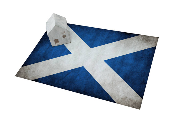 La casita sobre la bandera - Escocia
 - Foto, Imagen