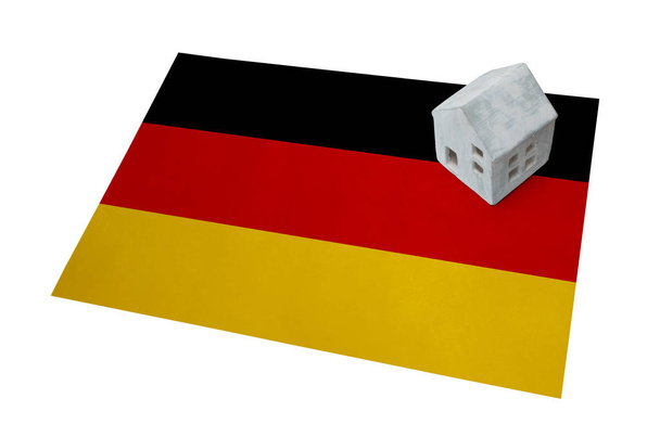 Small house on a flag - Germany - Photo, Image