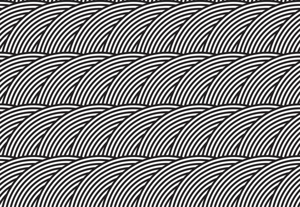 Vector seamless pattern. Modern stylish texture. Geometric strip - Vector, Image