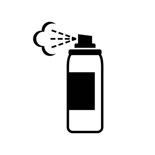 Spray puede icono sobre fondo blanco
 - Vector, Imagen