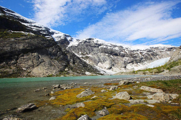 Nigardsbreen Glacier in Norway - Φωτογραφία, εικόνα