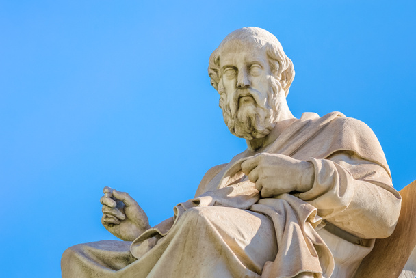 Мраморная статуя великого греческого философа Платона
. - Фото, изображение