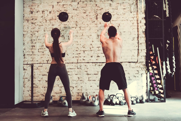 Couple working out - Foto, Imagen