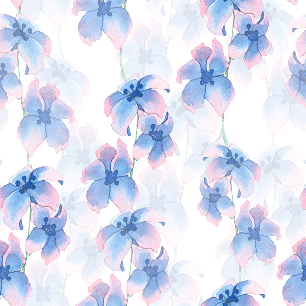 bloemen naadloos patroon  - Foto, afbeelding