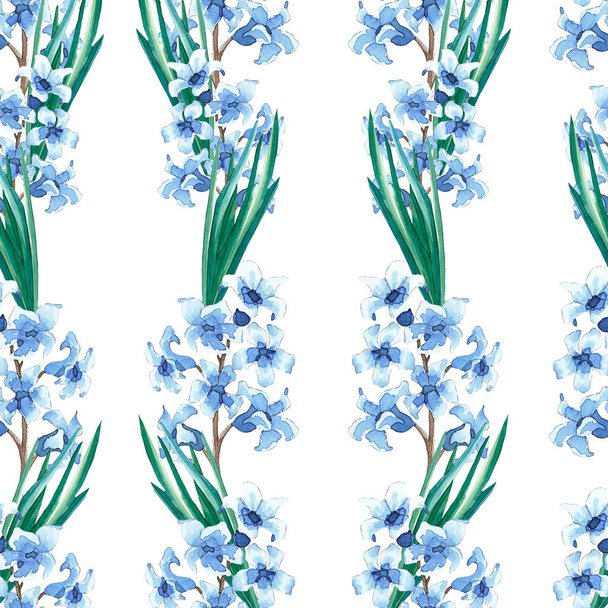bloemen naadloos patroon  - Foto, afbeelding