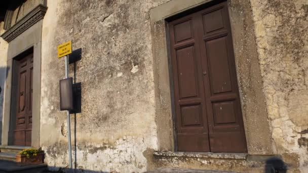 Küçük bir antik kentte Toskana, İtalya, 4k - Video, Çekim