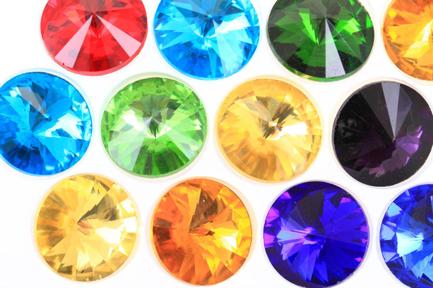 color glass diamonds - Photo, Image
