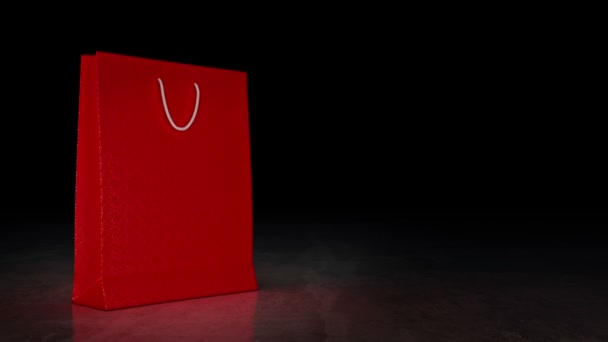 Paper shopping bags isolated.  - Felvétel, videó