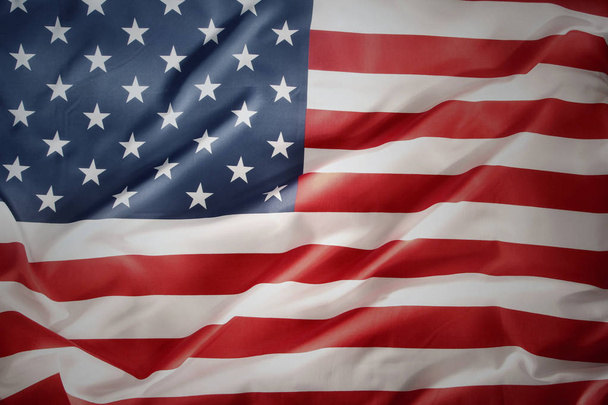 bandiera increspata USA
 - Foto, immagini