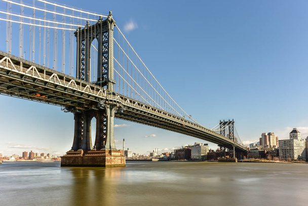 Manhattan bridge pohled - Fotografie, Obrázek