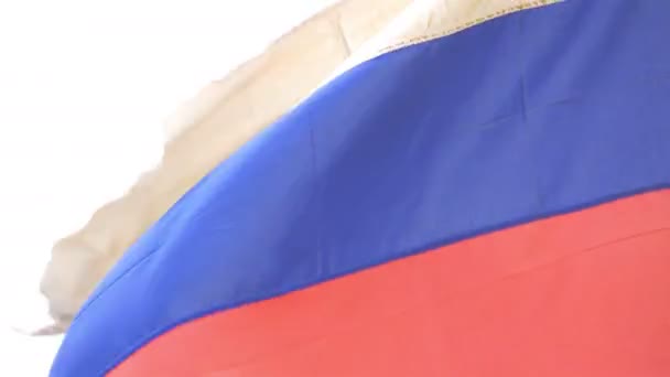 Videó az Orosz Föderáció lobogója alatt a 4k - Felvétel, videó