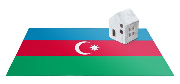 La casita sobre la bandera - Azerbaiyán
 - Foto, Imagen
