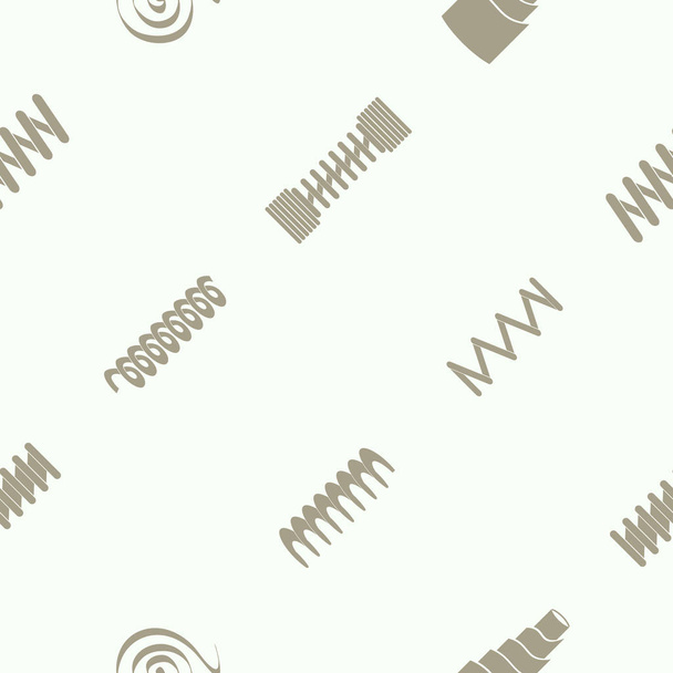 Seamless pattern with Springs  - Vector, Image