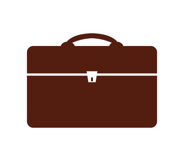 Icono de bolsa de trabajo sobre fondo blanco
 - Vector, Imagen
