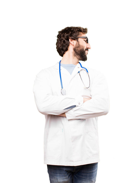 young doctor man with disagreement expression - Foto, immagini