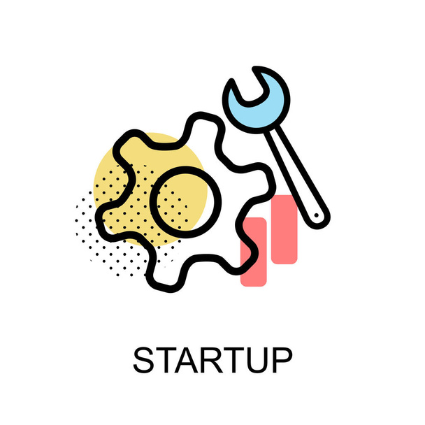 Startup Graphic Icon.Vector Illustration - Vector, Image