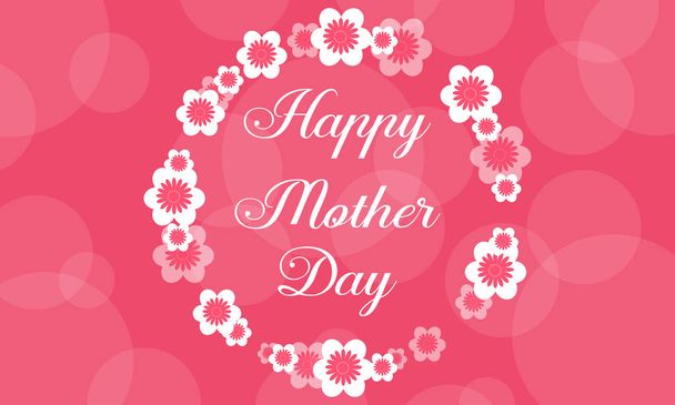 Collection of mother day greeting card - Vector, imagen