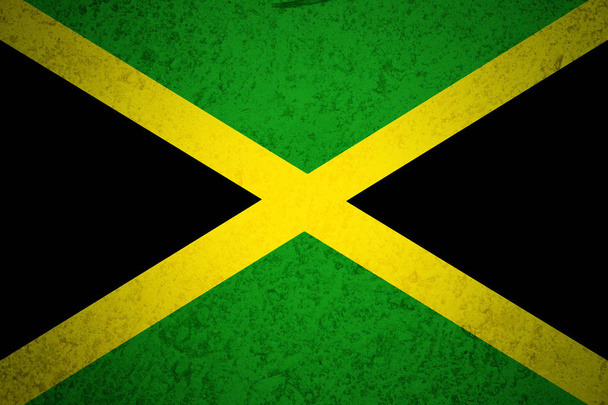 Jamaica national flag illustration symbol.  - Photo, Image