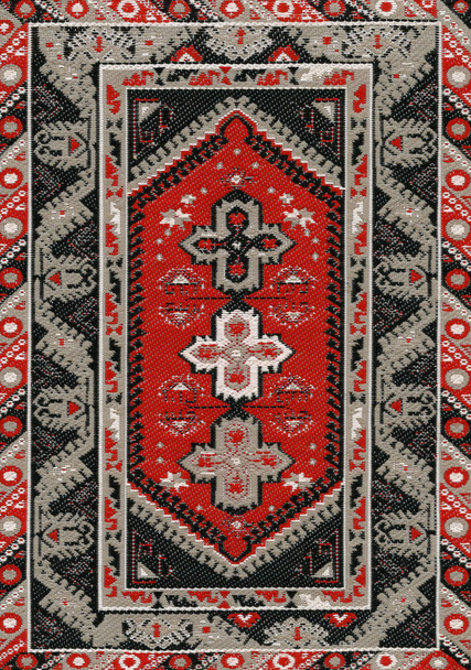 Tradicional étnico Oriente antiguo alfombra textil
 - Foto, imagen