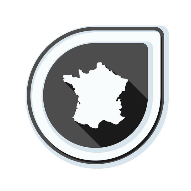 france map symbol - Vector, Image