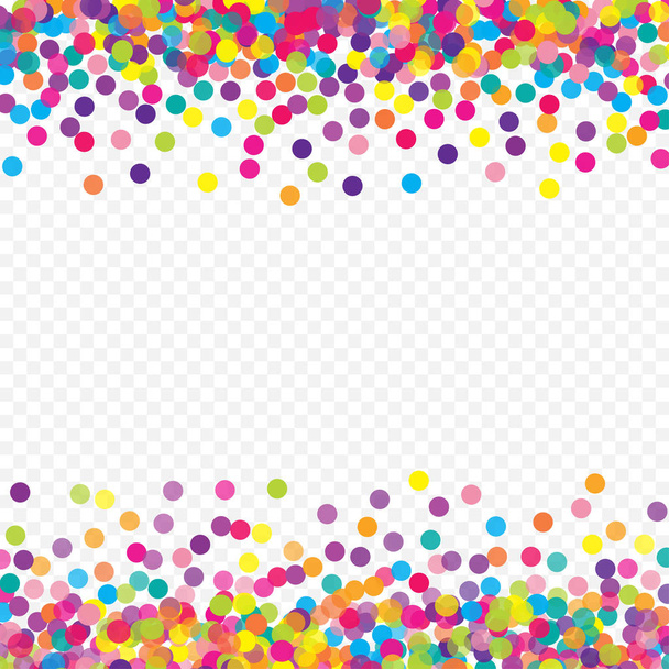 Colorido vuelo cayendo los elementos de decoración de la celebración. Fondo abstracto con confeti cayendo
 - Vector, Imagen