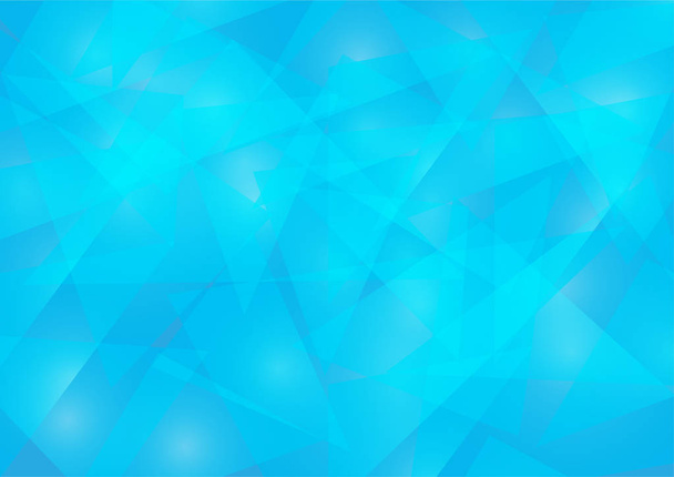 blaue Farbe Hintergrund, Polygon-Vektor-Illustration - Vektor, Bild