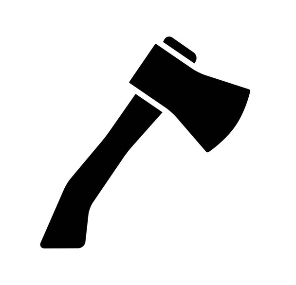 kreslený ax, Sekyrka silueta vektor symbol ikonu design.  - Vektor, obrázek