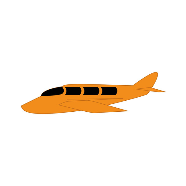 Isolated colored airplane - Вектор, зображення