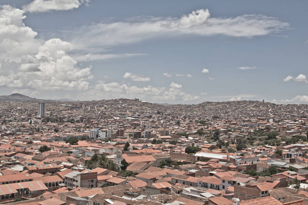 Paysage urbain de Sucre est la capitale constitutionnelle de la Bolivie avec
 - Photo, image