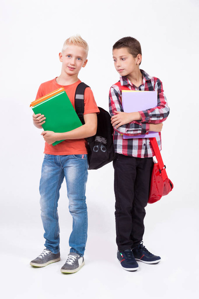 School children with books - Zdjęcie, obraz