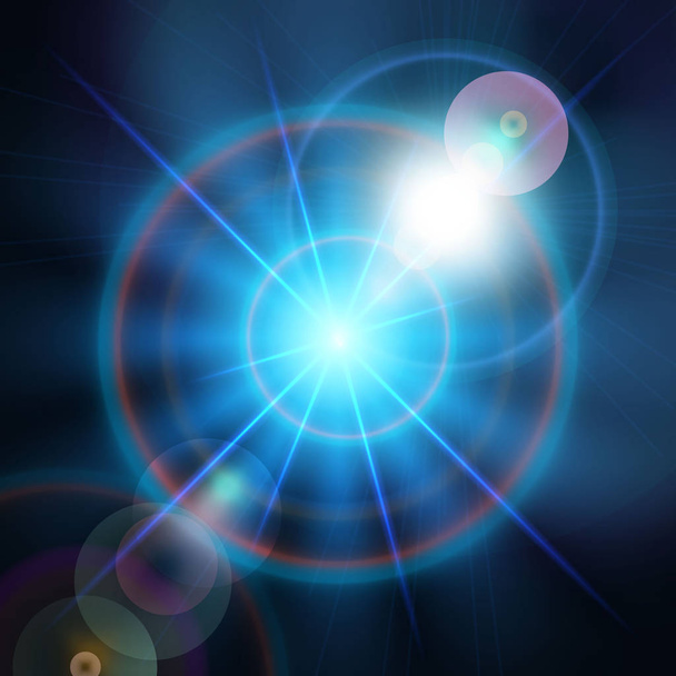 Fond d'étoile magique bleu Vecteur
 - Vecteur, image