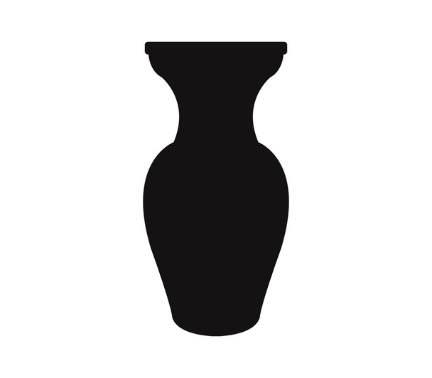 Ceramic vase on white background - Vector, Image