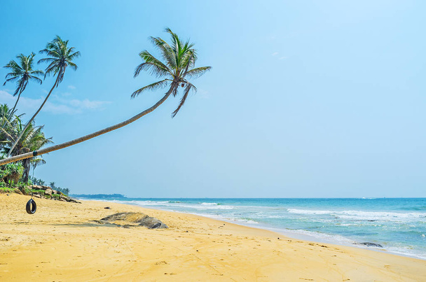 The West Coast beach of Sri Lanka - Valokuva, kuva